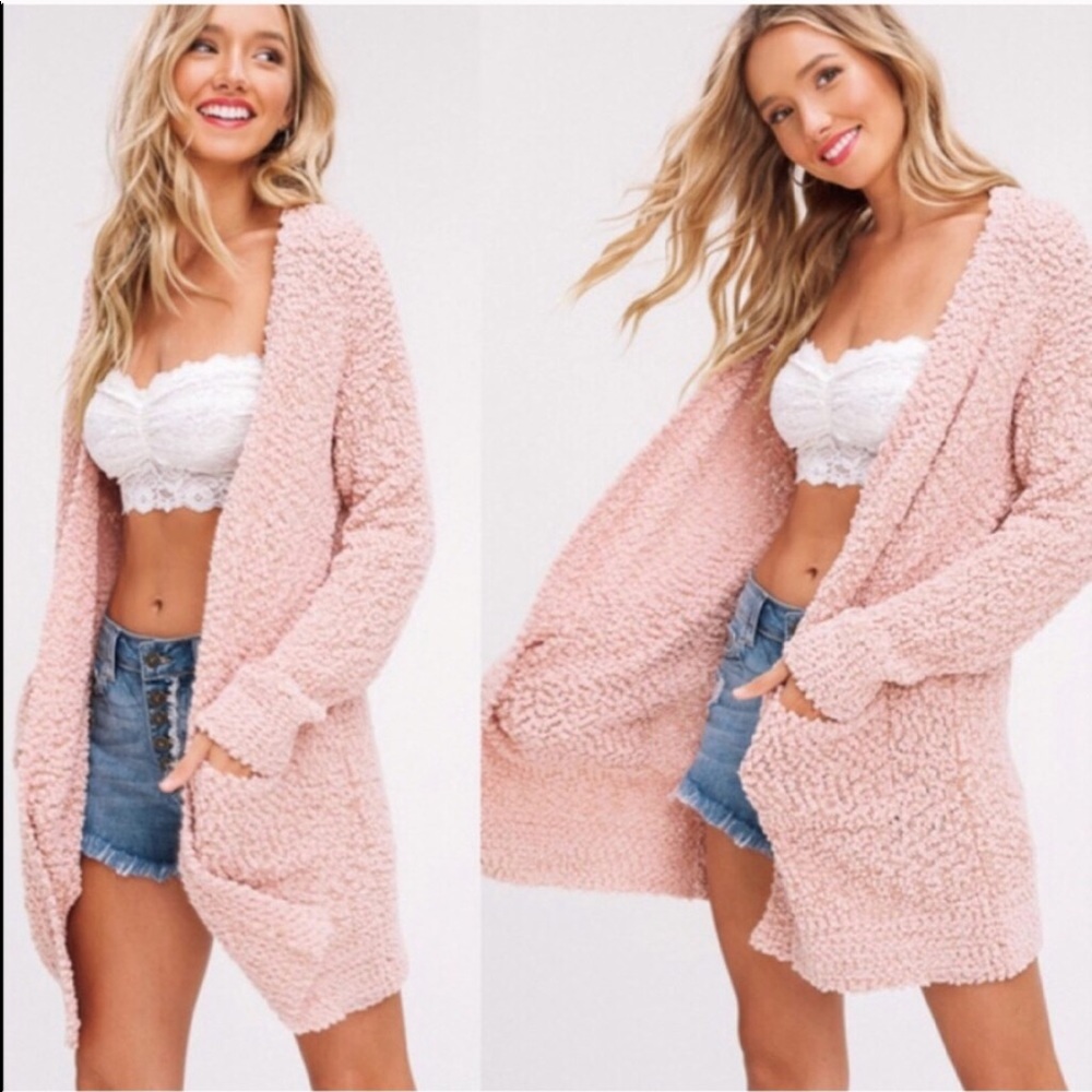 (L) EMERALD BLUE Cardigan - Picture 3 of 3